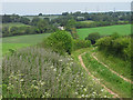 Track and farmland, Hurstbourne Tarrant