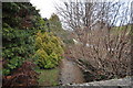 The upstream view from a bridge on the B3230 near Blakewell