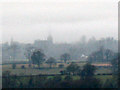SJ8461 : Astbury church in the fog by Stephen Craven