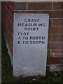 Grave Measuring Point