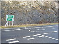 SO0974 : A483 at lane junction north of Llananno by Colin Pyle