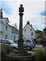 The old market cross in Coldingham