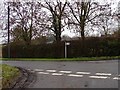 Signpost in North Piddle