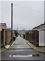 Back street between Spencer Street and Bold Street, Accrington