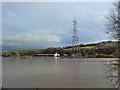 Floods on the River Culm near Stoke Canon