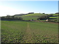 Footpath to Lower Standen Farm