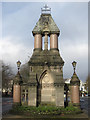 Central section of the Ullet Road entrance to Sefton Park