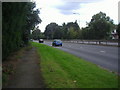 Kingston Bypass eastbound, Hinchley Wood