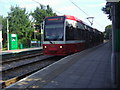 Tram at Merton Park station