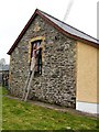 Volunteers painting Blaencaron Youth Hostel