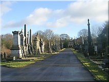 SE1734 : Undercliffe Cemetery - Undercliffe Lane by Betty Longbottom
