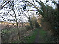 TR2959 : Footpath towards Lower Weddington Farm by David Anstiss