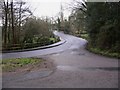 Looking towards Bramley from the end of Chinthurst Lane