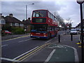 186 bus on Whitchurch Lane, Canons Park