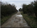 Bridleway nearing Harcourt Hill