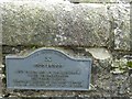 Plaque on Vigo Bridge, Tavistock