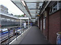 Exit from Stanmore station platform