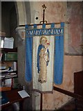 SU9503 : St Mary, Barnham: banner (2) by Basher Eyre