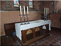 SU9503 : St Mary, Barnham: altar by Basher Eyre