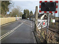 Refurbished railway crossing at Witton-le-Wear.