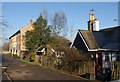 Buildings on Station Road, Copplestone