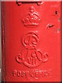 Edward VII postbox, Longhurst Road / Staplehurst Road, SE13 - royal cipher