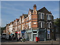 Shops and flats in Staplehurst Road, SE13