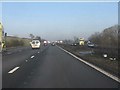 M6 Motorway - start of the long straight south of junction 16