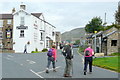 Starting a walk in Reeth