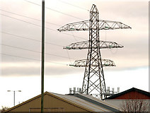 J3574 : Pylons and power lines, east Belfast (9) by Albert Bridge