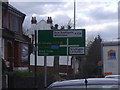 Road sign on North Circular Road, Bounds Green