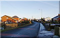 Ribchester Road entering Salesbury