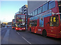 Buses on Lordship Lane, Wood Green