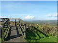 Viewing platform on Pembrey Mountain