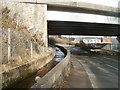 Concrete channel under A472, Gelligroes