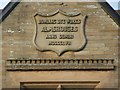 Datestone on almshouses, New Cross Street