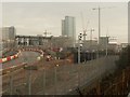 Part of Olympic Park under construction