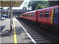 Train at Ewell West station