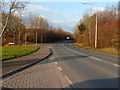 View from the bus stop opposite the hospital, near Llanfrechfa