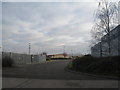 View from the carpark of ParcelForce depot