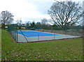 Private tennis courts near Lingards Farm, Lindow End