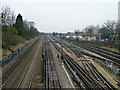 Railway west of West End Lane