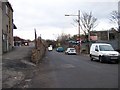 Lochburn Road, looking towards the bridge carrying the Forth and Clyde Canal