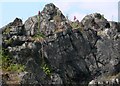 Rocky crags at Ratchet Hill