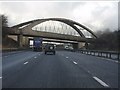 M56 Motorway - Crewe-Runcorn line railway bridge