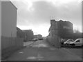 Grangefield Road - looking up from Footbridge