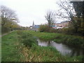 The Longford River north of Feltham station