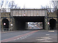 Neepsend - railway bridge over Rutland Road