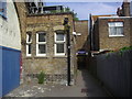 Stamford Brook station rear entrance