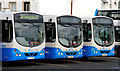 Three buses, Comber